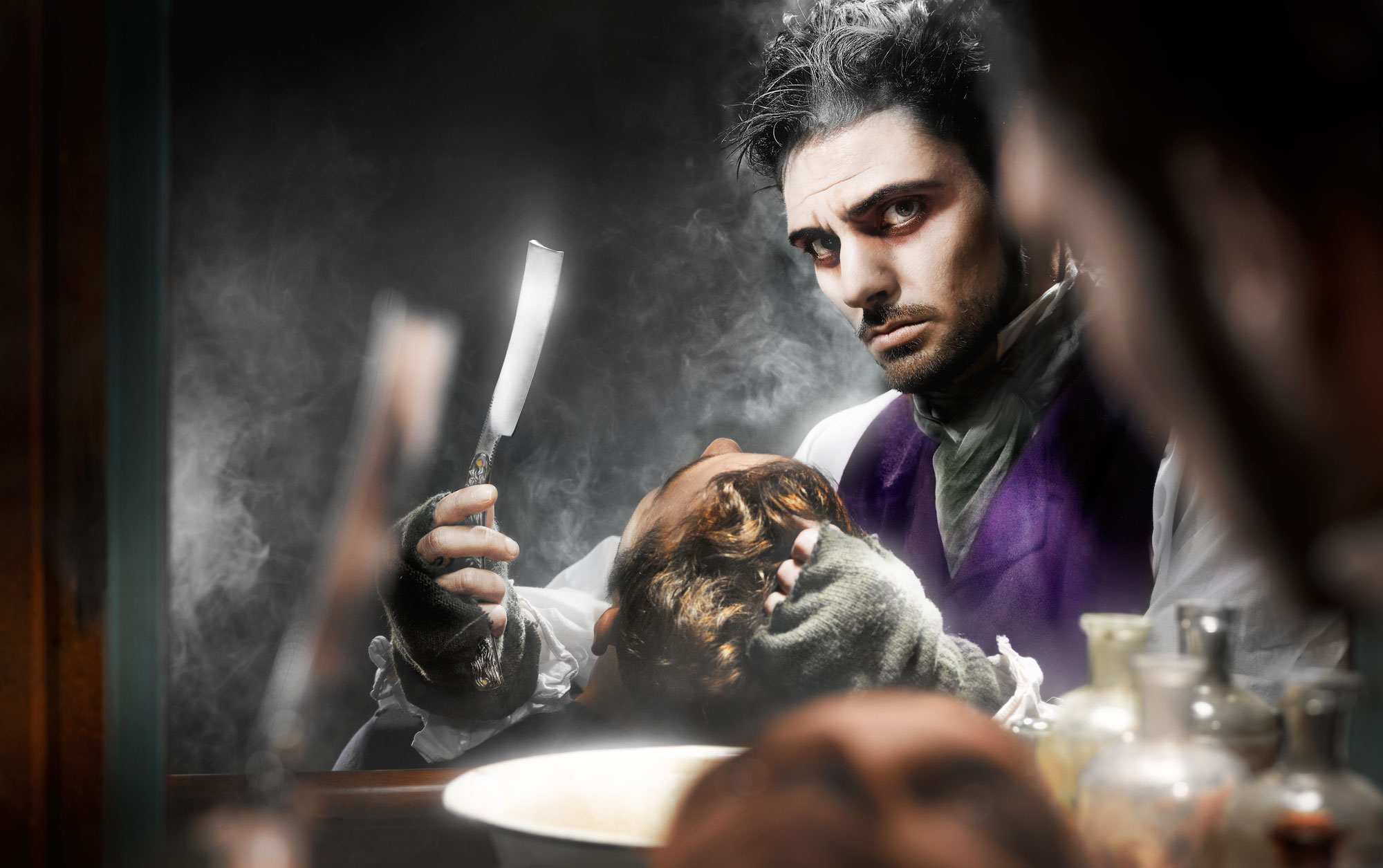 Image of Sweeney Todd for Great Lakes Theater Festival shot by TRG Reality.