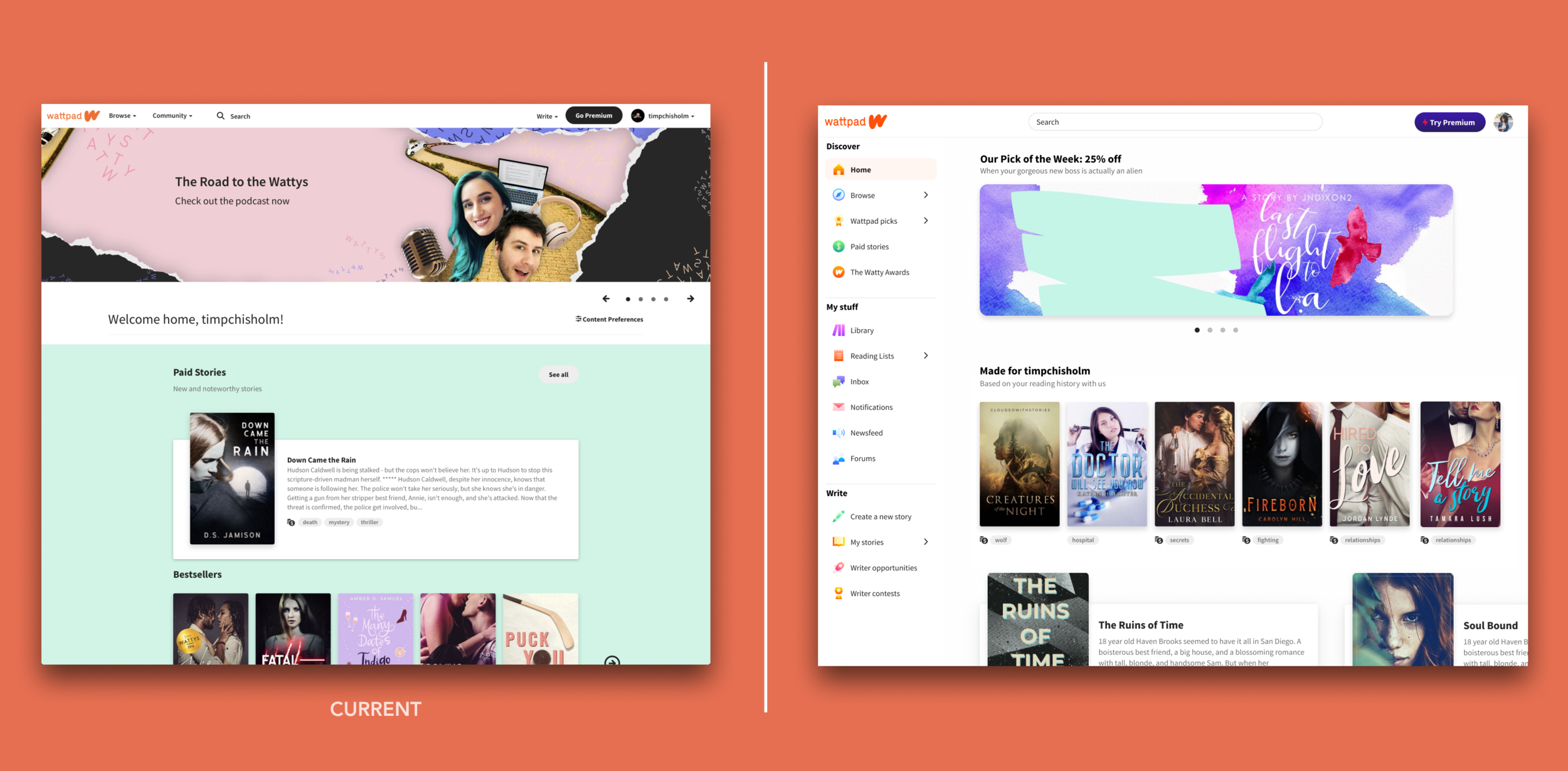 Wattpad Sidebar