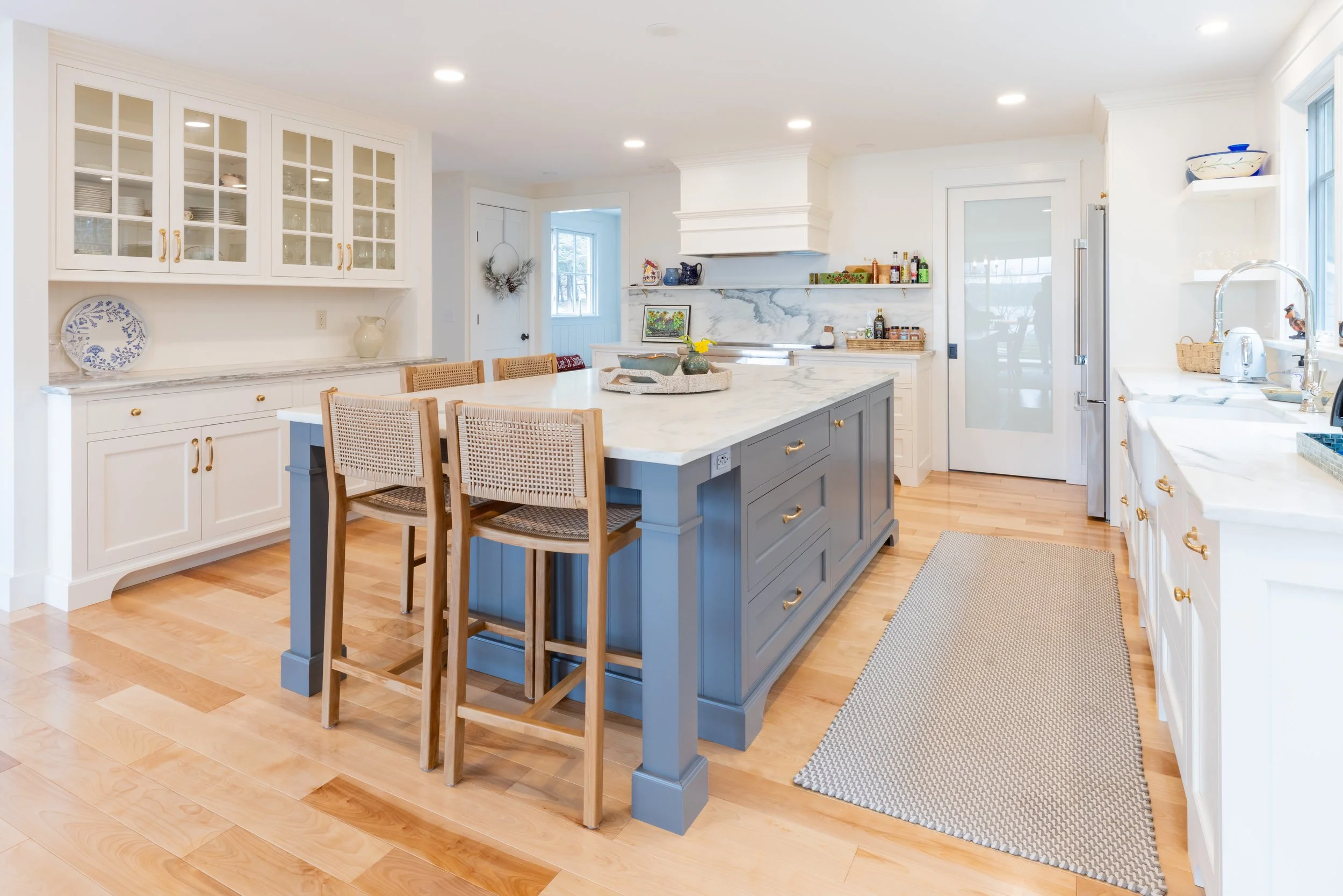 Lake House Kitchen in Vermont: Timeless Design with a Collected Feel