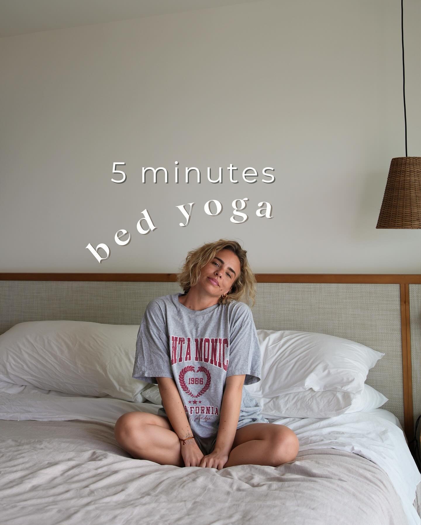 Save this rise &amp; shine routine for your mornings 🌞

No need to roll out your mat - you can flow through these gentle movements right from the comfort of your bed!

This quick routine will help ease any morning stiffness and prepare your body for