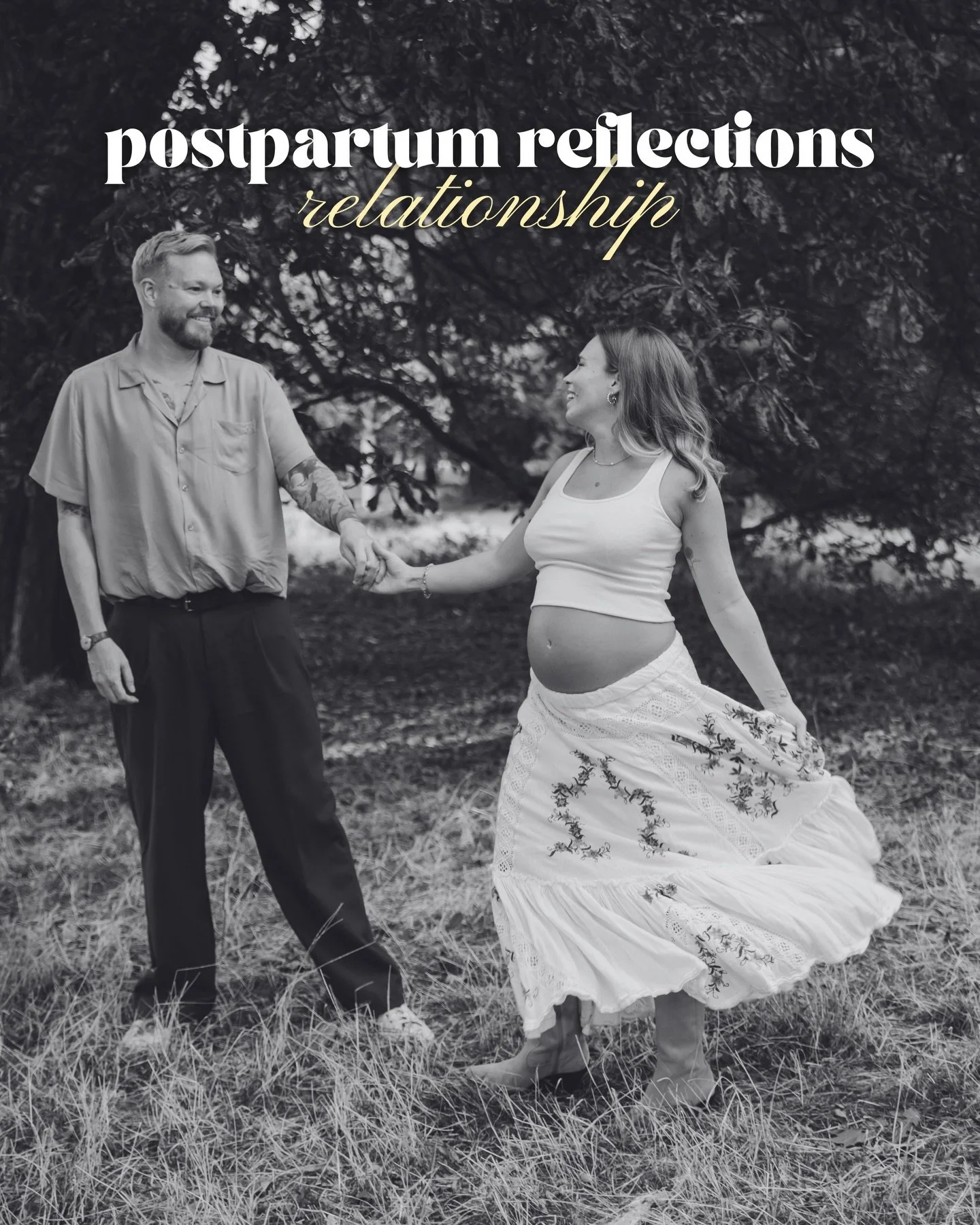 Our relationship looks different now.

Less time, less sleep, less space.
But more meaning, more depth, more &ldquo;we&rsquo;re really in this together&rdquo;.

These last months have stretched us in every possible way.
Becoming parents&hellip; while