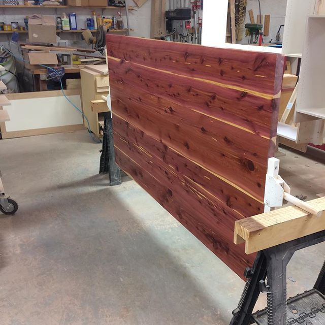 Cedar barn doors, ready to go #customwoodwork #barndoors #durhamcabinets