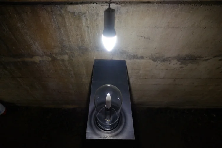  projectile made of laasa marble, edition of 9, 12,7x 30,02cm   