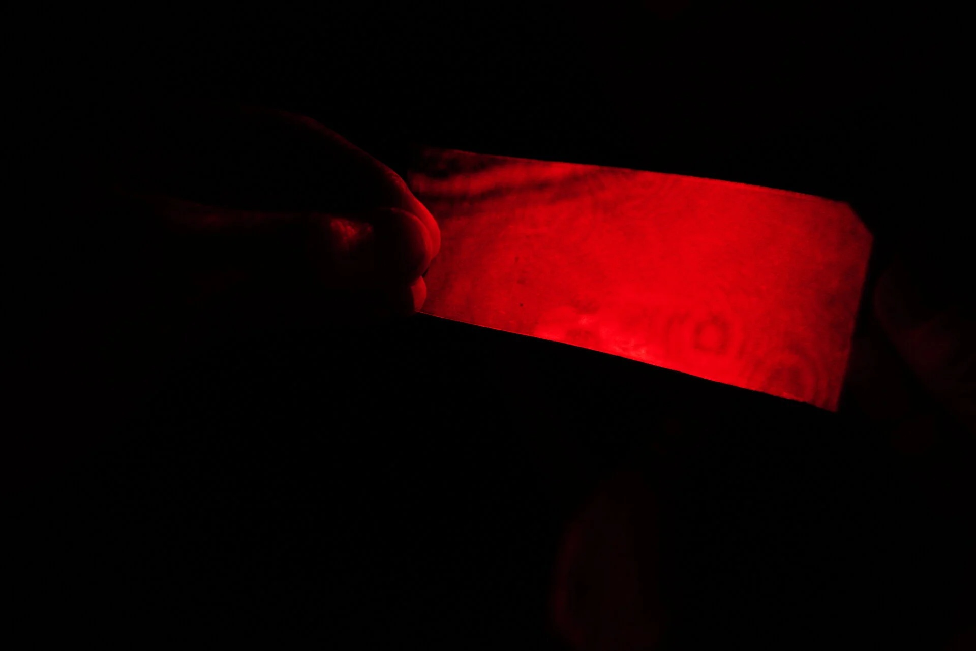  developing holographic film @ holographic studios NYC  