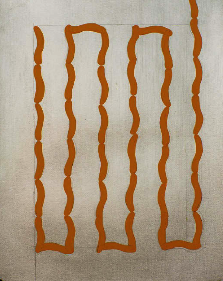  W.P.8,2017,18X24”,46X60CM,acrylic &amp; pencil on paper 