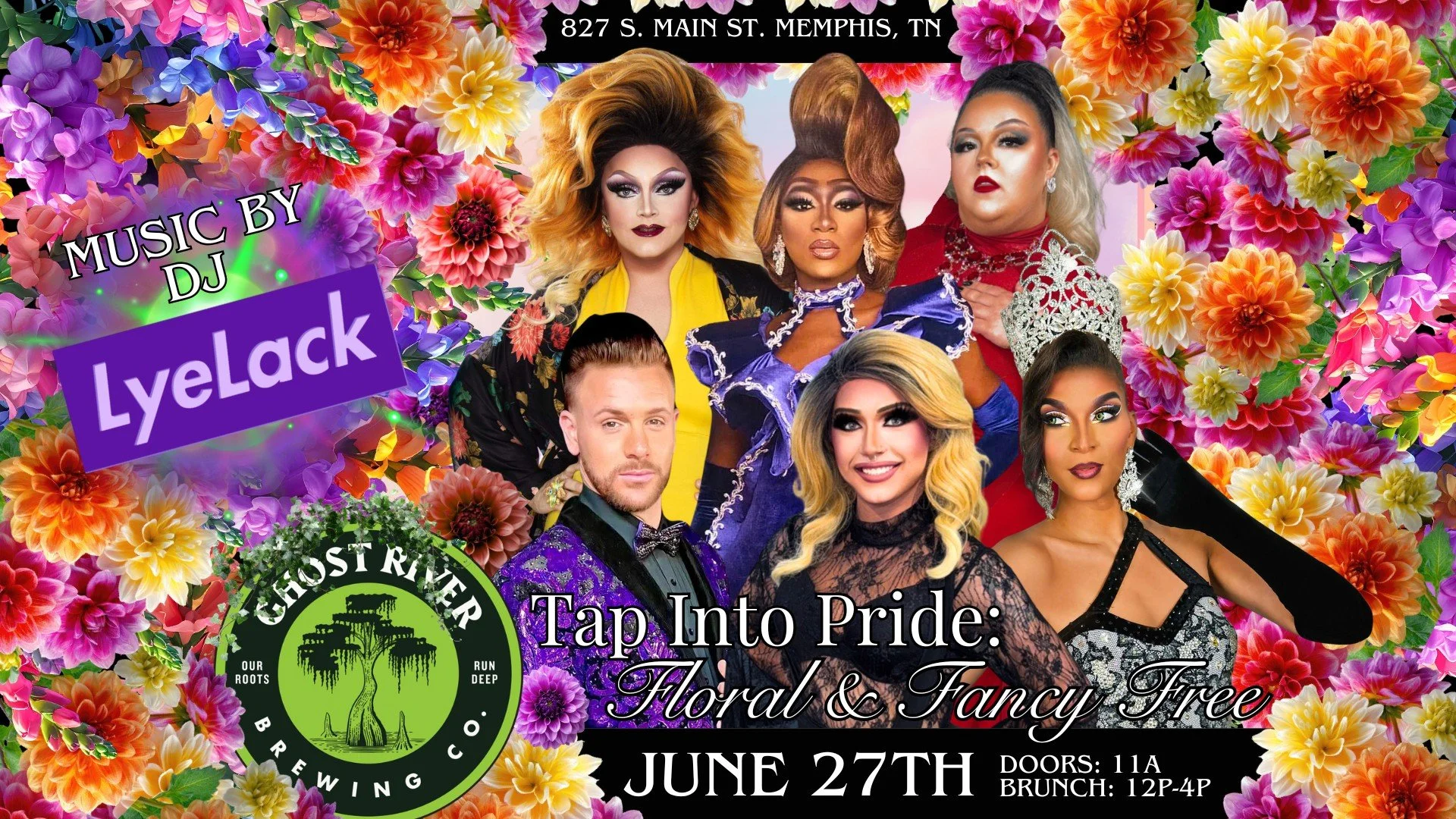 Tap Into Pride: Floral and Fancy Free Drag Show