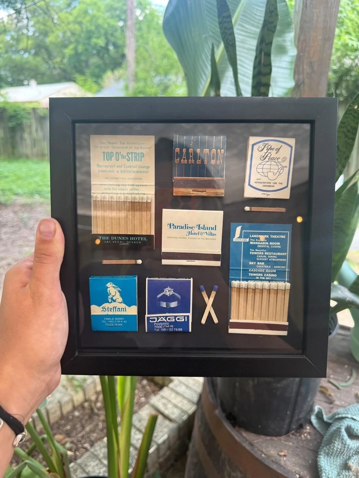 Easy Tiger Craft Club: Framed Matchbook Keepsake