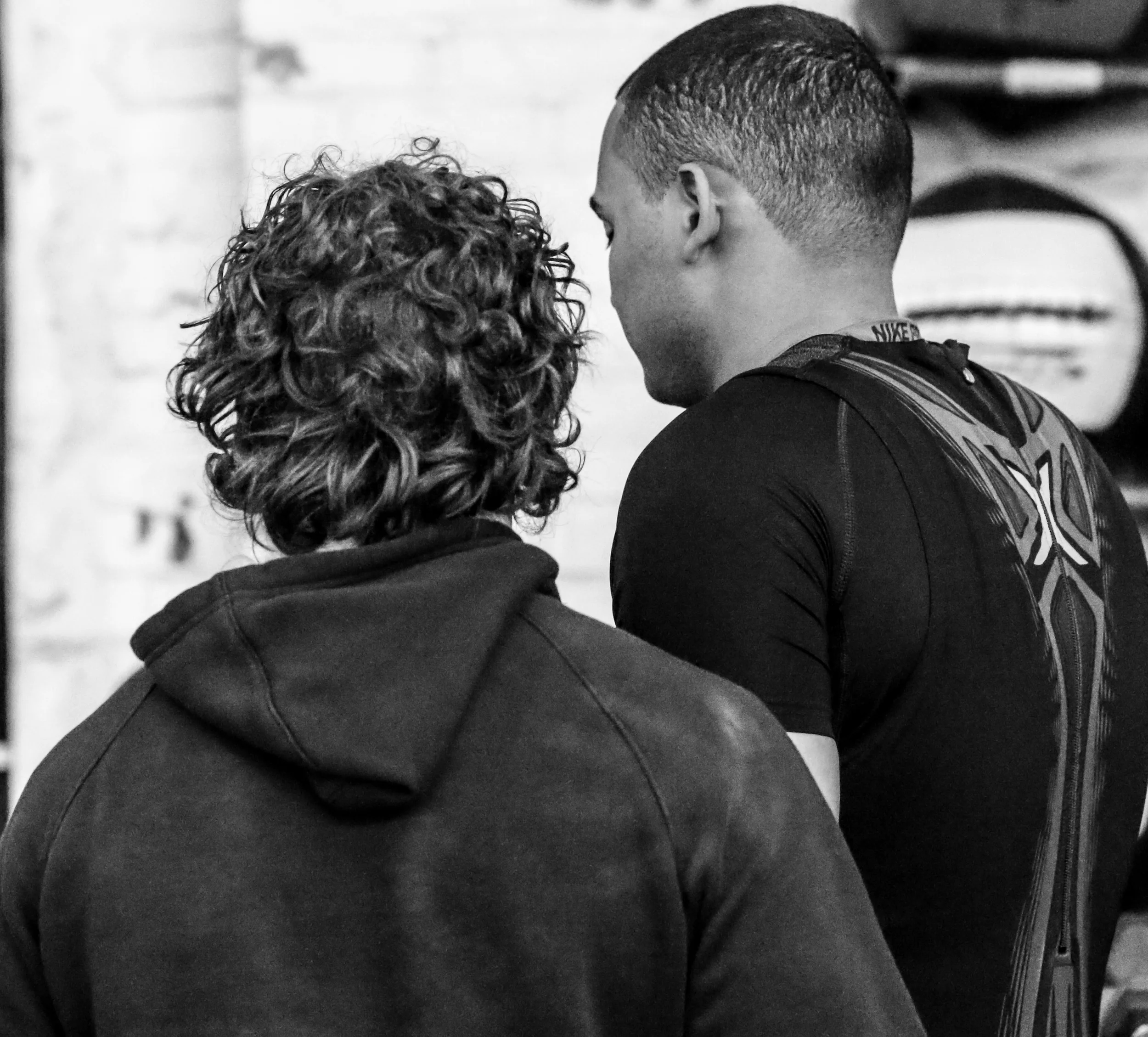 Coach Danny Casey and Weightlifter from New York Weightlifting Academy.