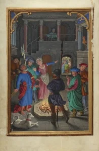 The Denial of Saint Peter by Simon Bening. Courtesy of the Getty Museum