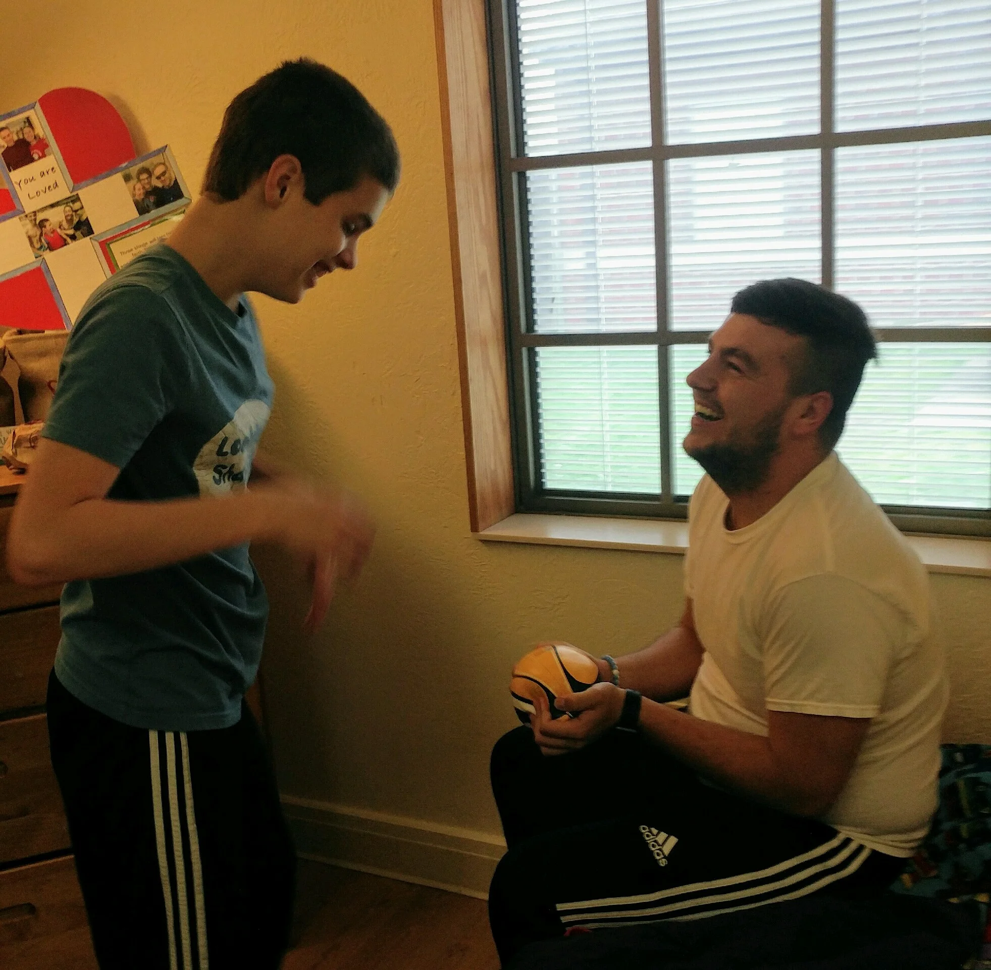Tyler and Luke in luke%27s room at Monarch oct 2018.JPG