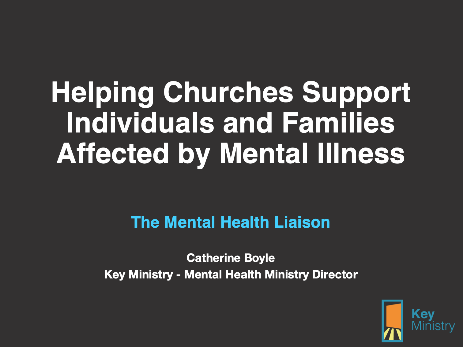 Mental Health Liaison: A Champion for Mental Health in Your Church