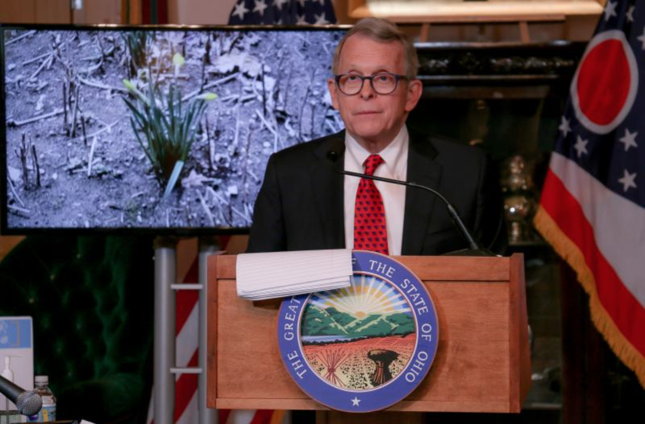 Ohio Governor Mike DeWine. Photo credit: statenews.org, March 23, 2020.