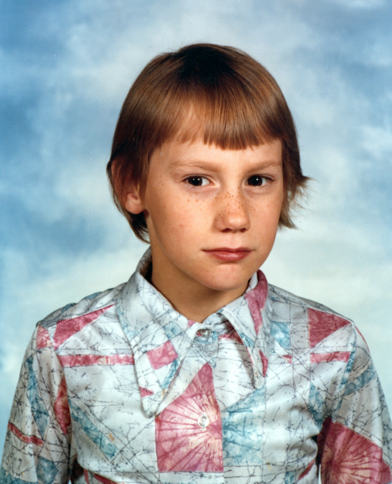 Linda in elementary school