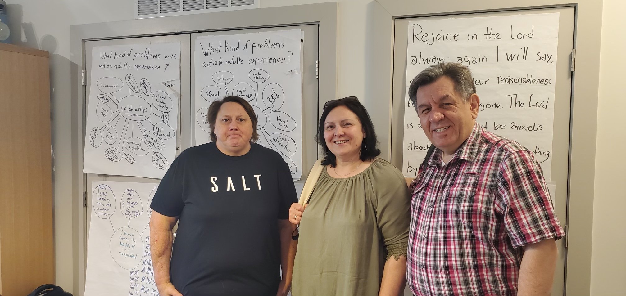 Linda with Pastor Taras and his wife Nadya