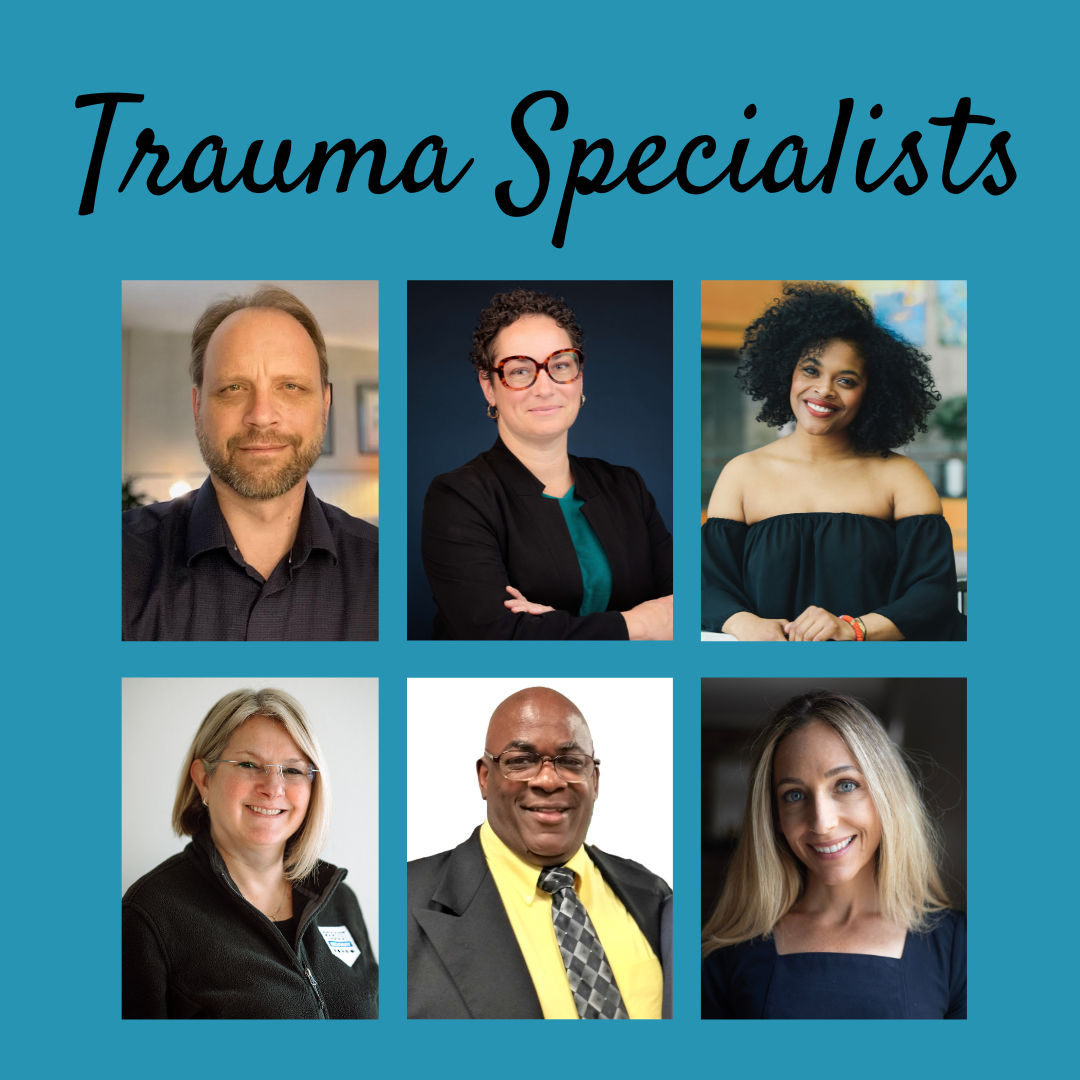 MHATC2024 Trauma Specialists: Dr. Philip Monroe, Rebecca Taguma, Aminah Vargas, Terri Gray, Don Gordon, Rachel Medefind