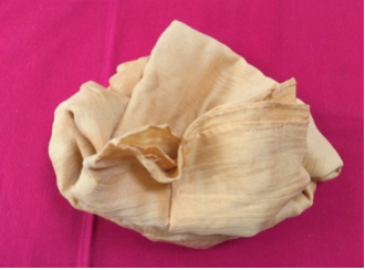 off white linen scarf