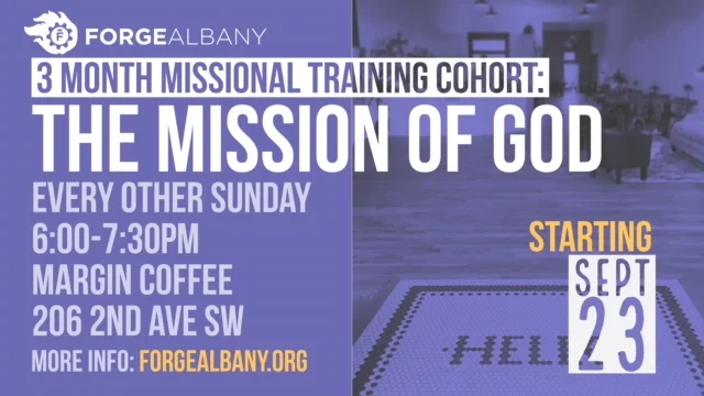 3-Month Missional Training Cohort: THE MISSION OF GOD