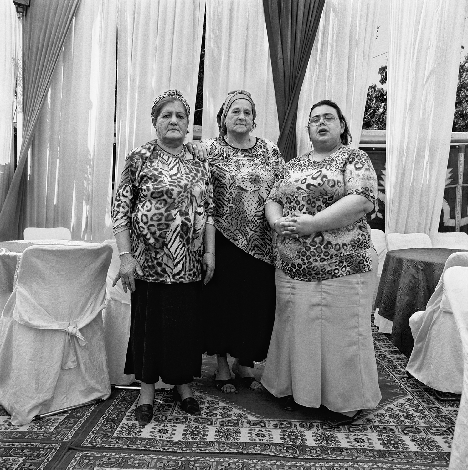 Three Women in Ouazan- Ouazan, Morocco 