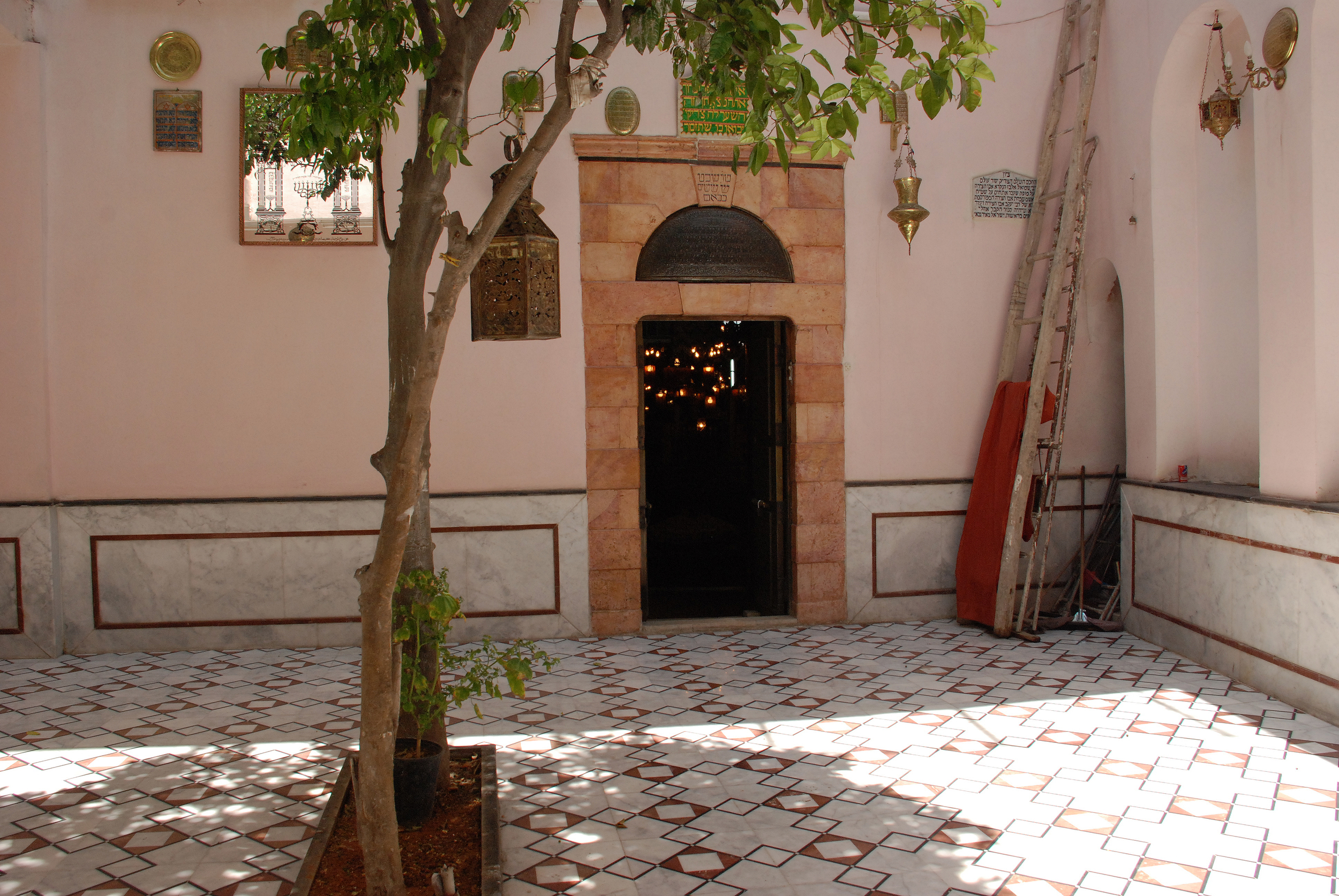 Courtyard of the Jobar Synagogue- Damascus, Syria