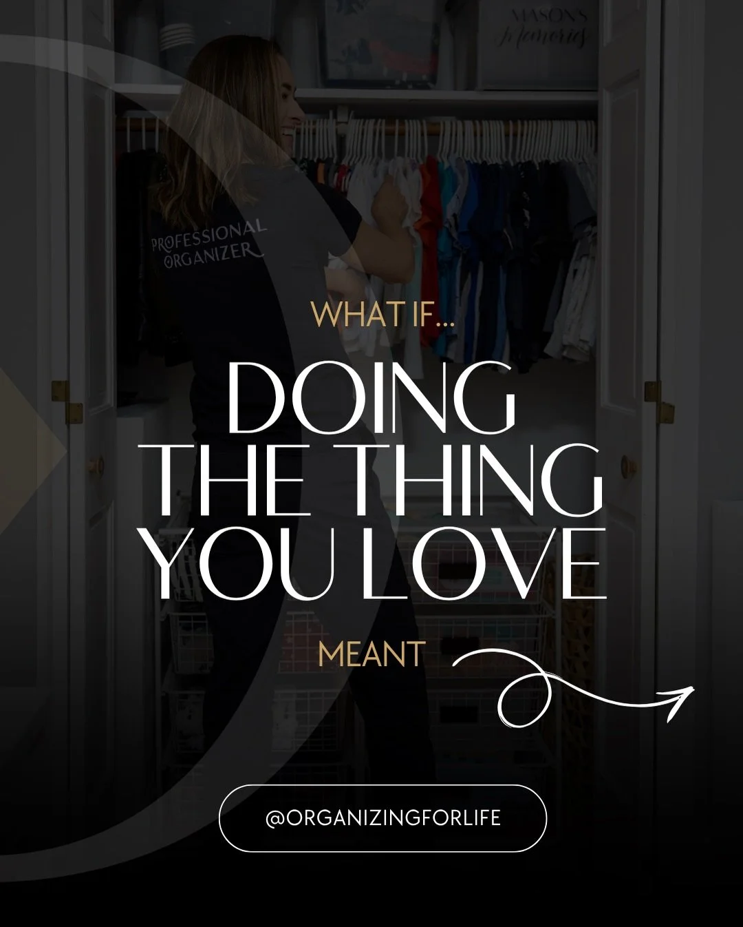For Life&hellip; 

What do you want to make space for? 

If it&rsquo;s a space that supports the life you want to live. 

You know who to call.

My &ldquo;why&rdquo; can be your way. 

A way to a more spacious, supported life. 

#professionalorganize