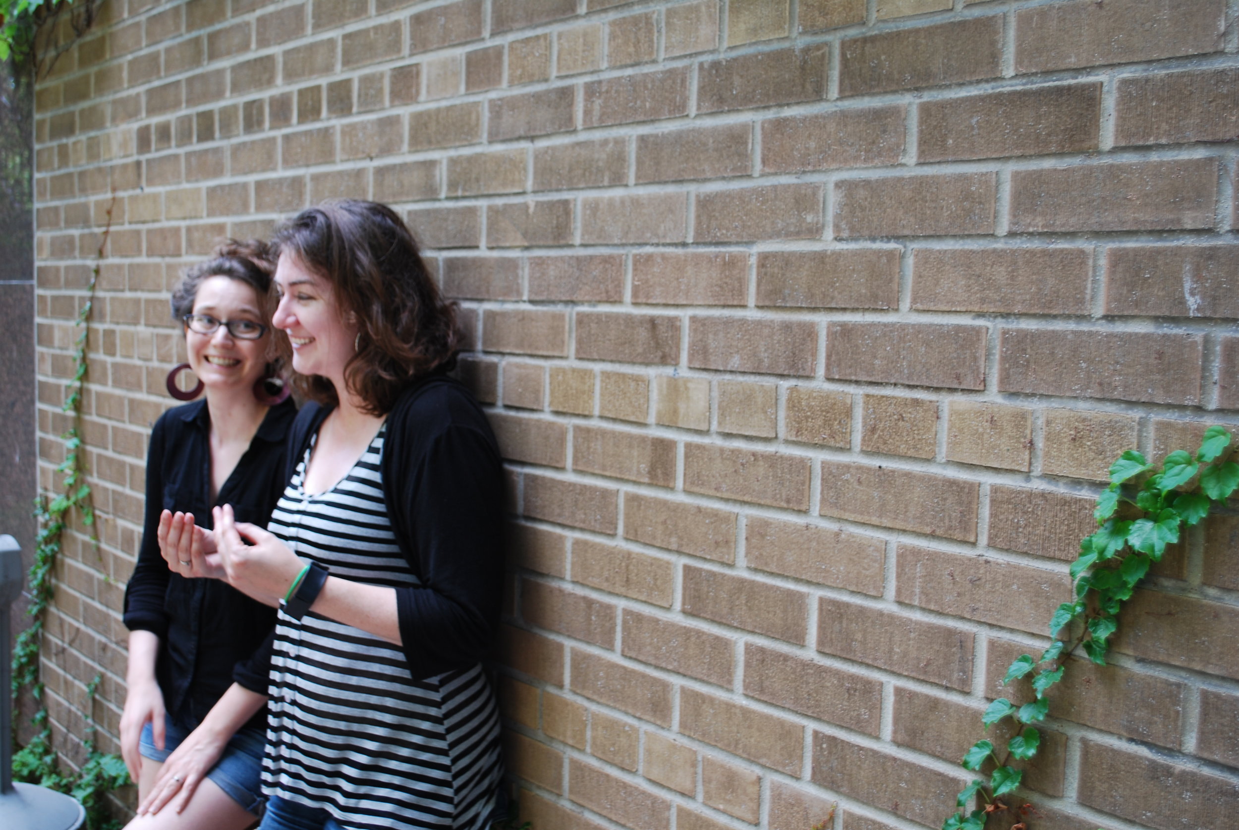 Erin Vandenberg and Briana Brown; Photo by Chris Baker