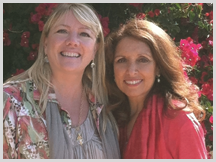 Jennifer with Marci Schimoff, New York Times Best-Selling Author of "Happy for No Reason"