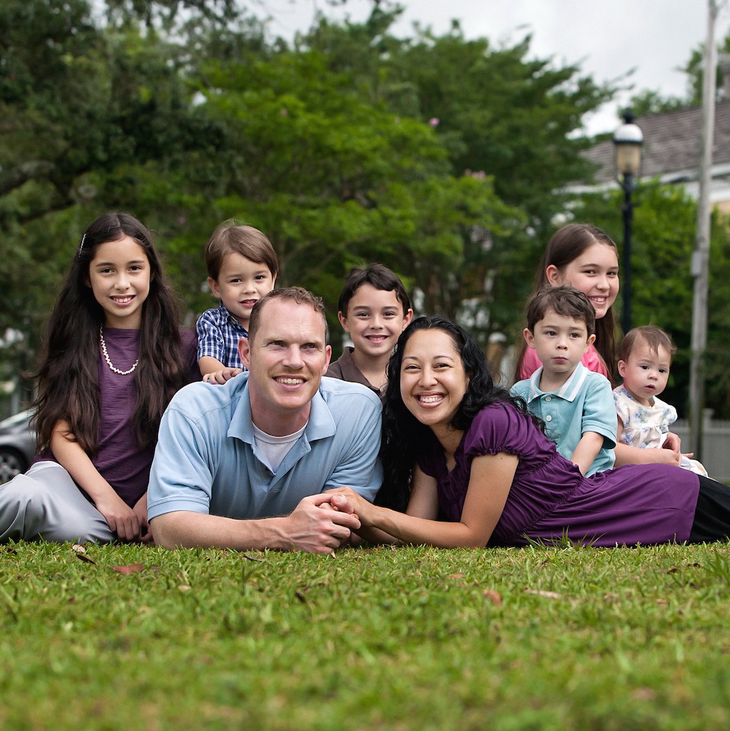 Our family in 2014, a year before Franicia gave birth to our seventh baby.