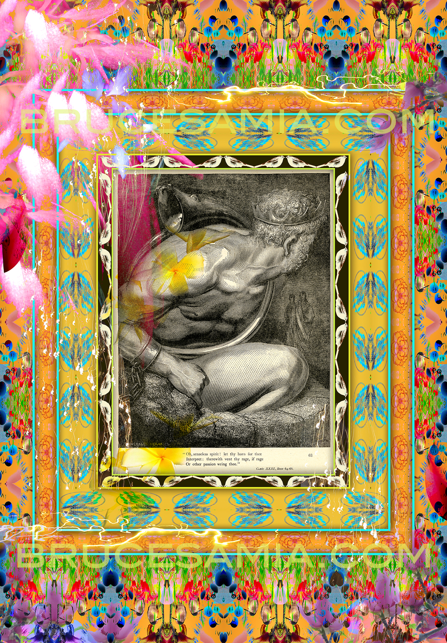4.danté collage-Canto XXXI (lines 64-66) ed.25