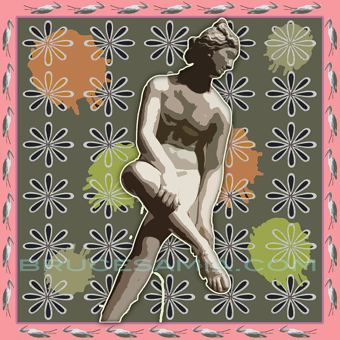 GETTY-GIRL SPLOSH - TILE