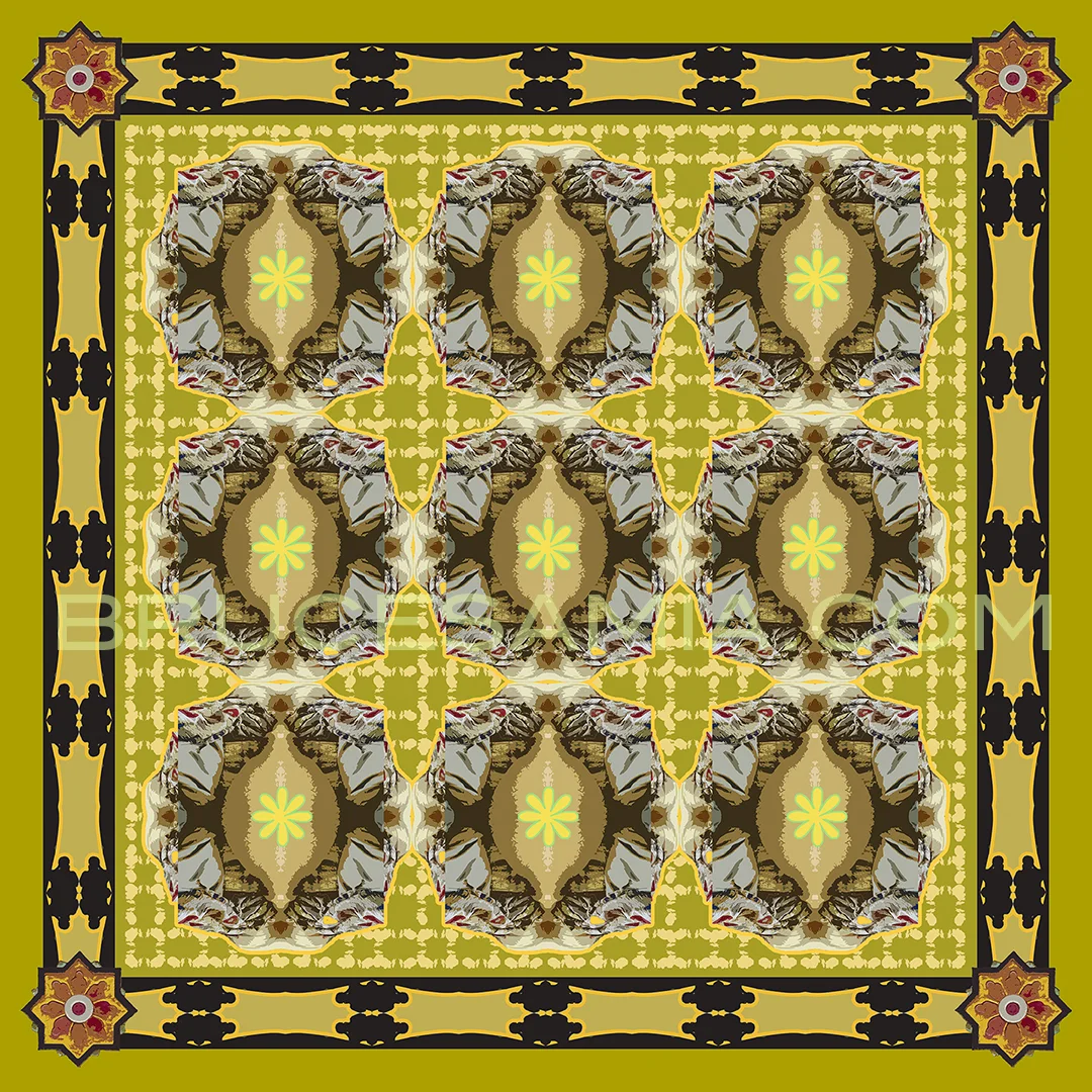 ARABESQUE-PATTERN -CURRY TILE