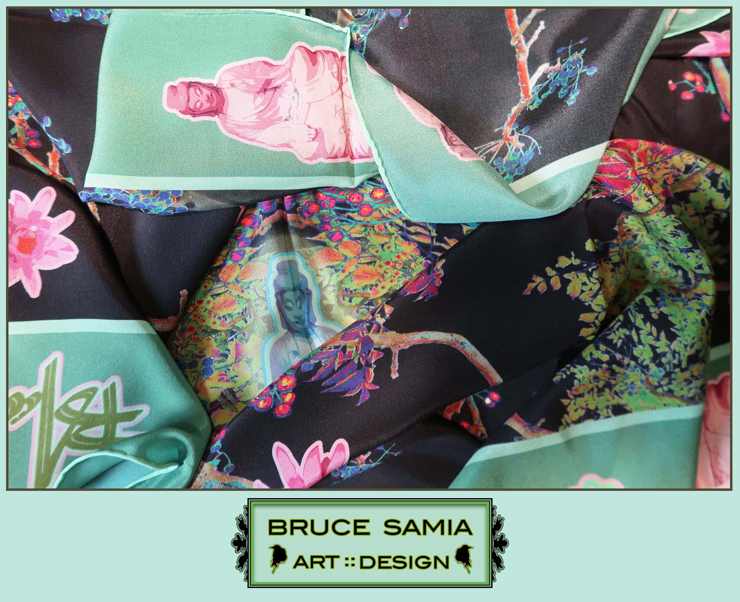 SILK CREPE DE CHINE 42"x42"