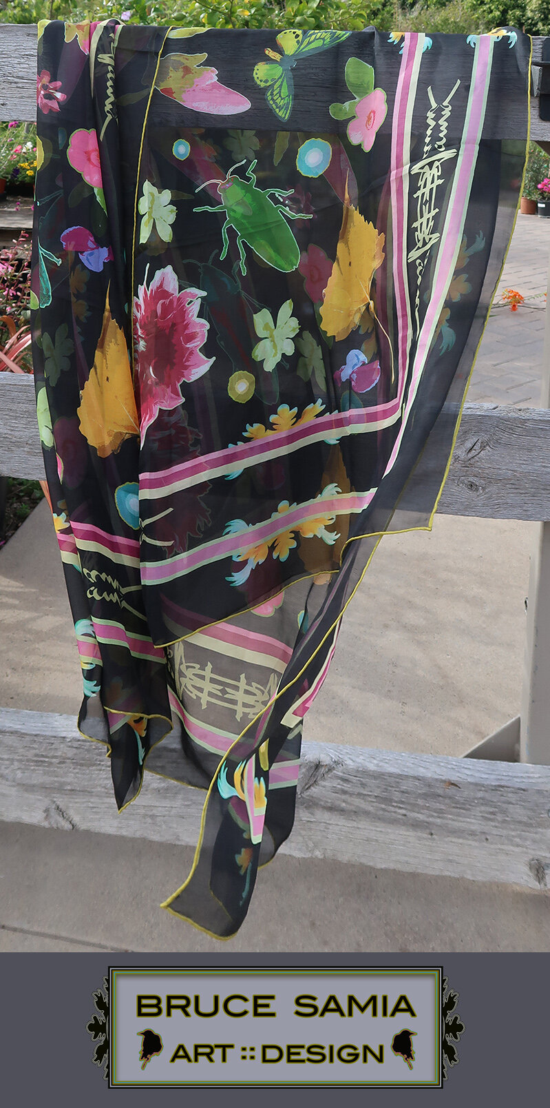 SILK CHIFFON 42"X70"
