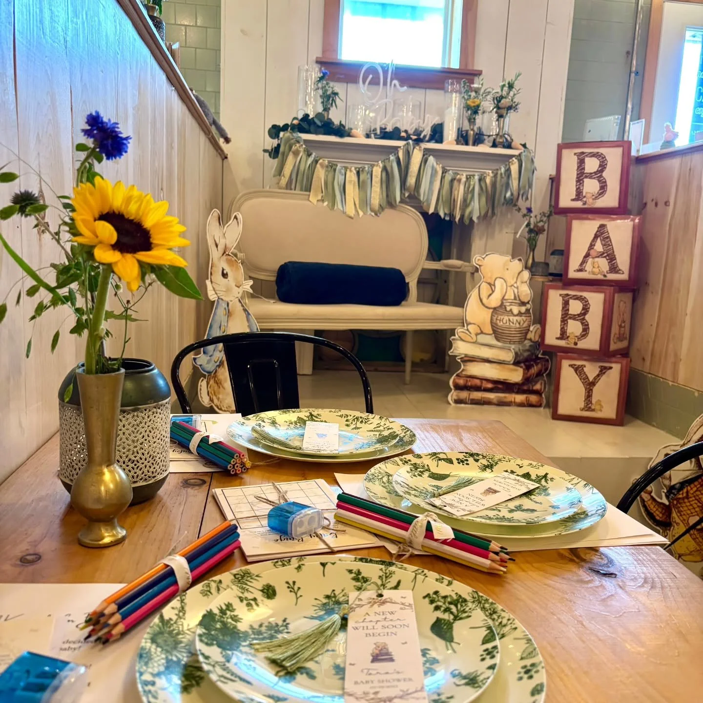 Planning a baby shower? Give us a call! 609-364-2529 Our space is climate controlled and seats 45. And you get access to the space for 8 hours, plenty of time to set up and celebrate mama and baby! #babyshower