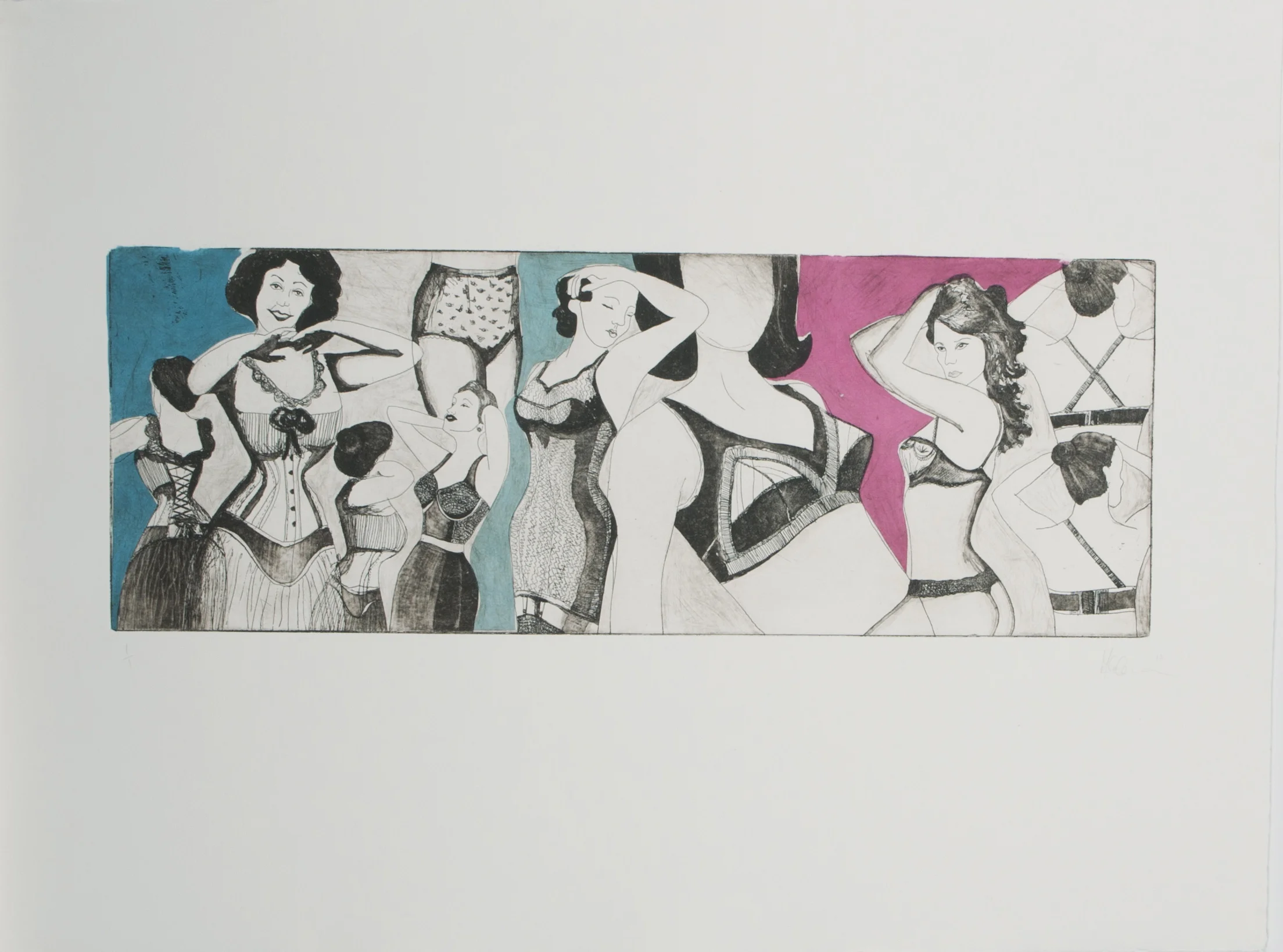 30" x 22" Intaglio with Chine Cole 2010
