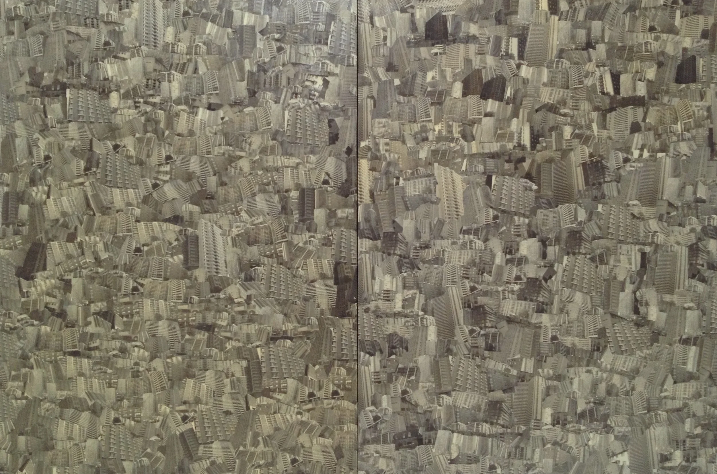 Black & White Condoscape (diptych)