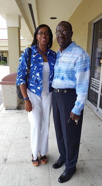Jacinth and her husband Hubert