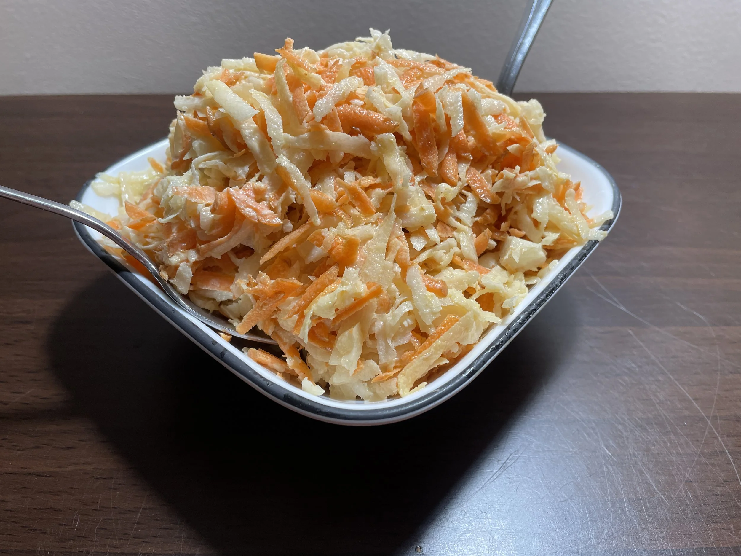 Salade de radis noir et carotte