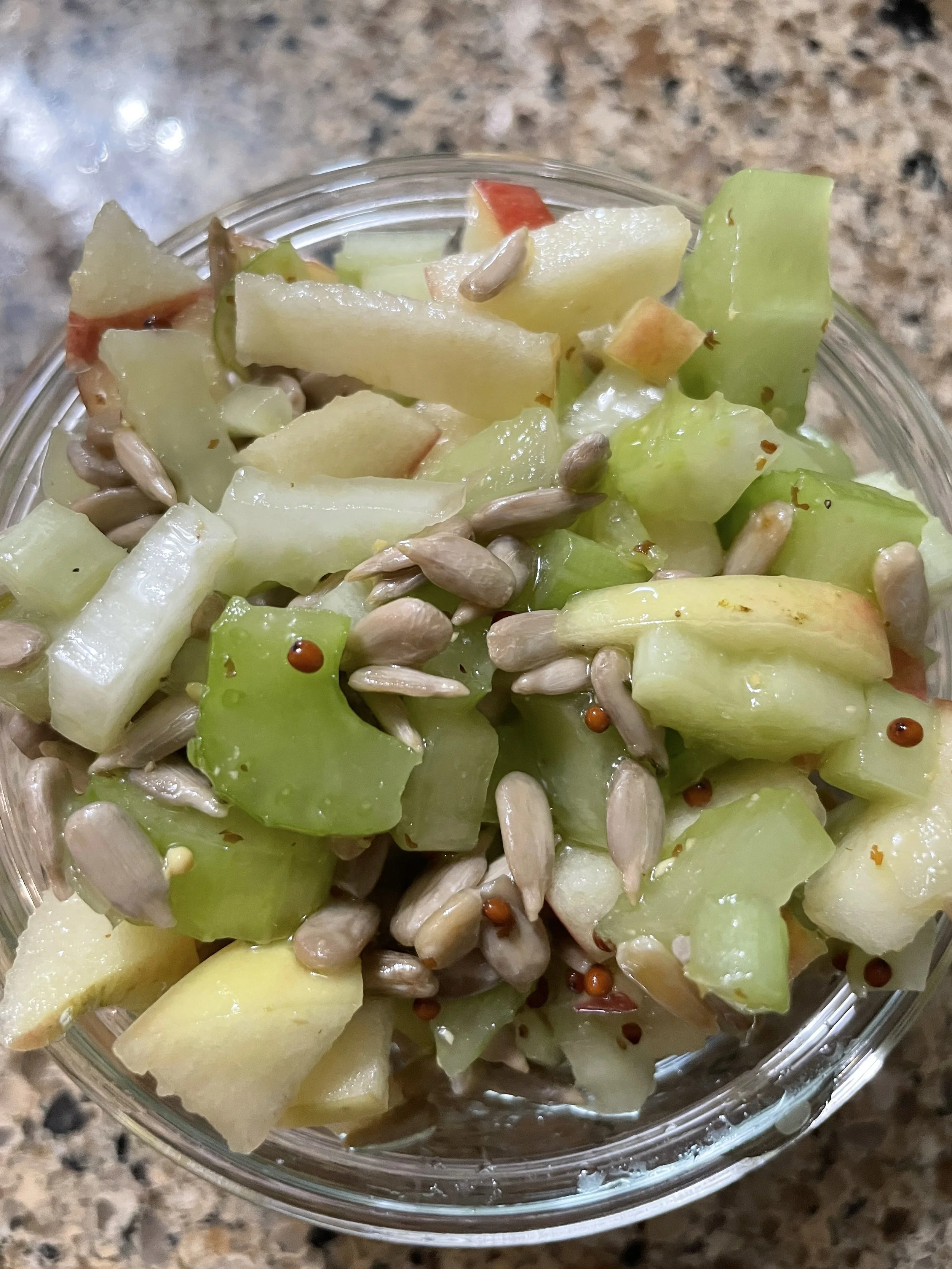 Salade croquante pommes &amp; céleri