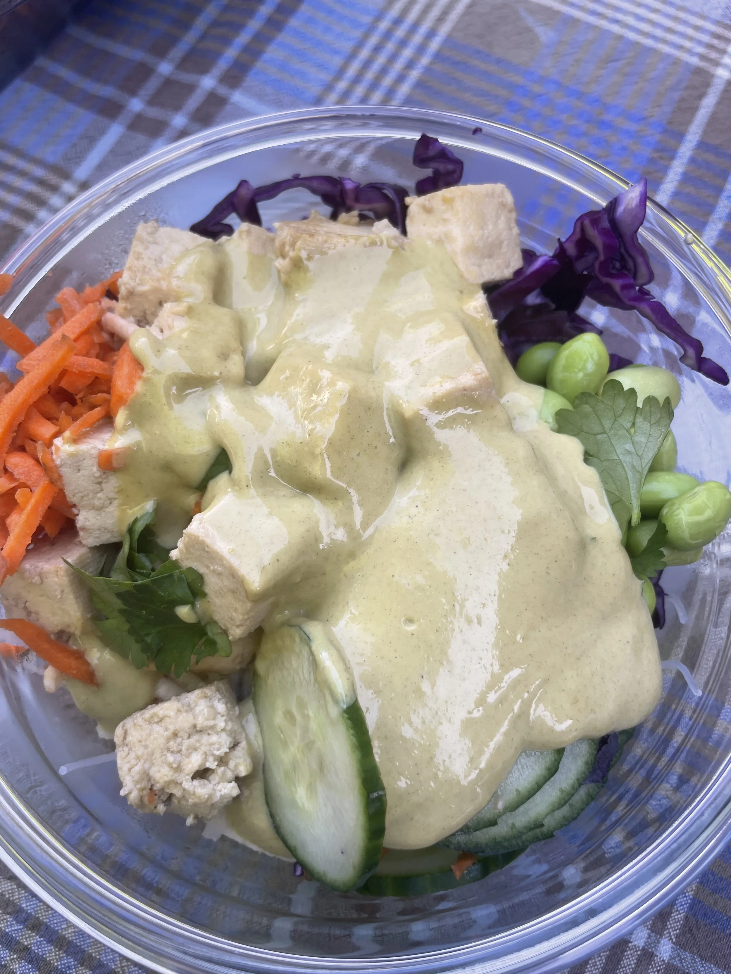 Bols dragon au tofu mariné