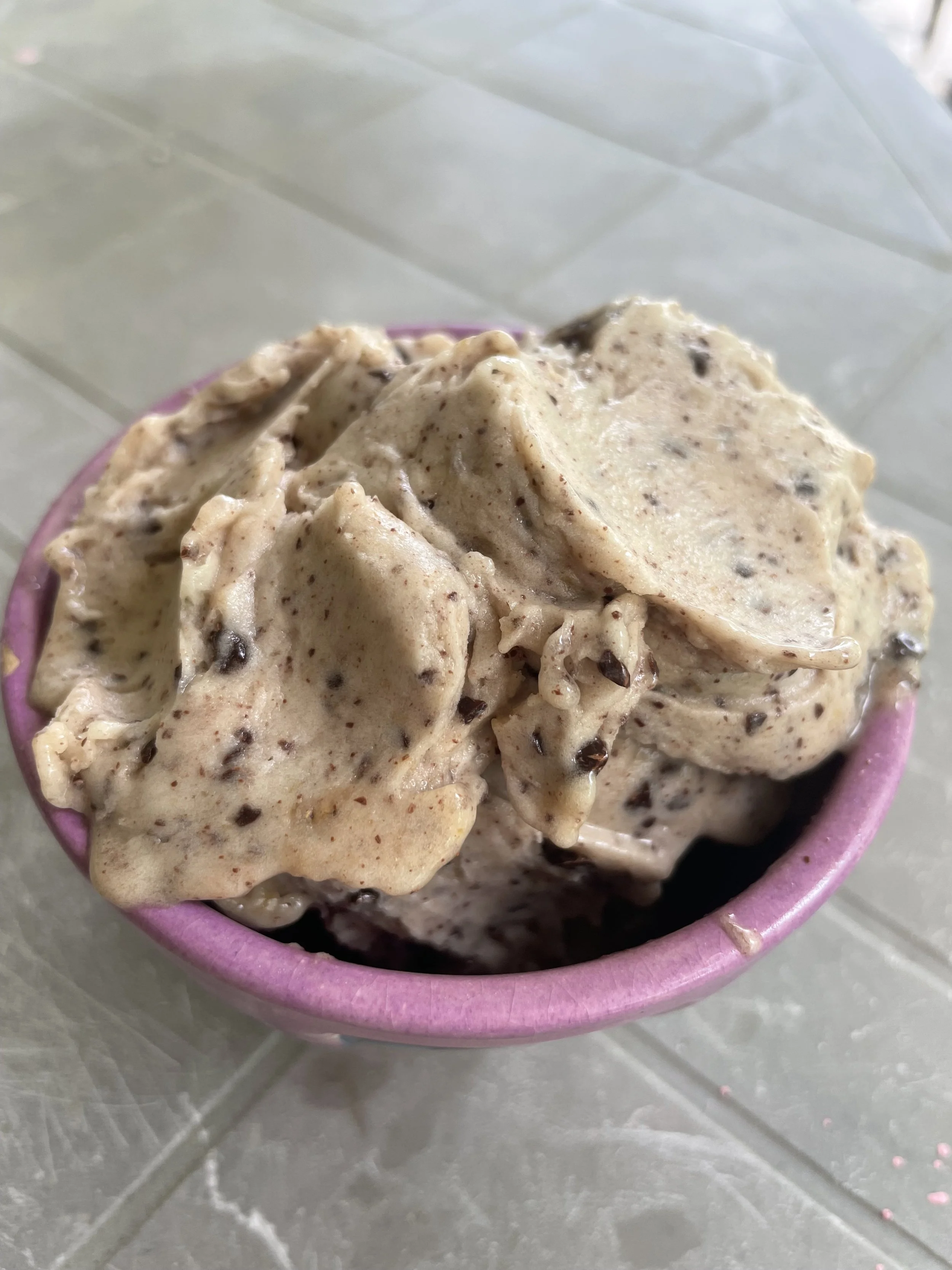 Crème glacée choco-banane