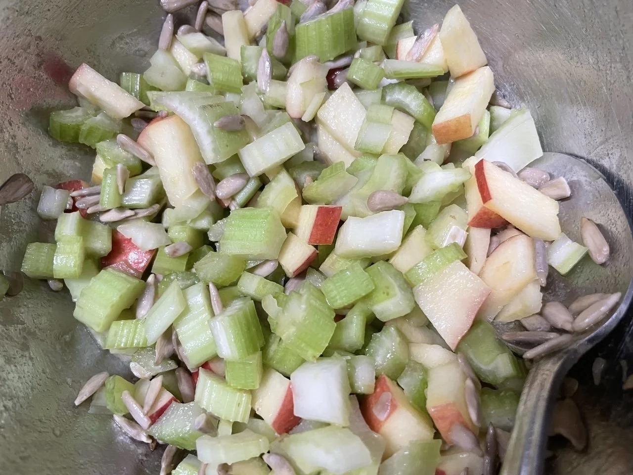 Salade croquante pommes &amp; céleri