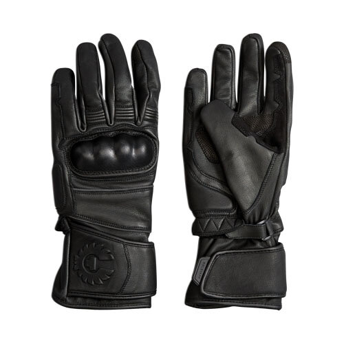 Belstaff Hesketh Motorcycle Gloves Black Leather — MEISTER