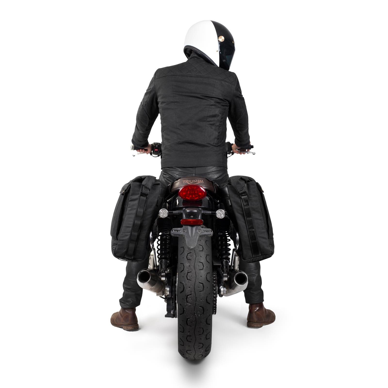 Malle Triumph Pannier Rails Black 05