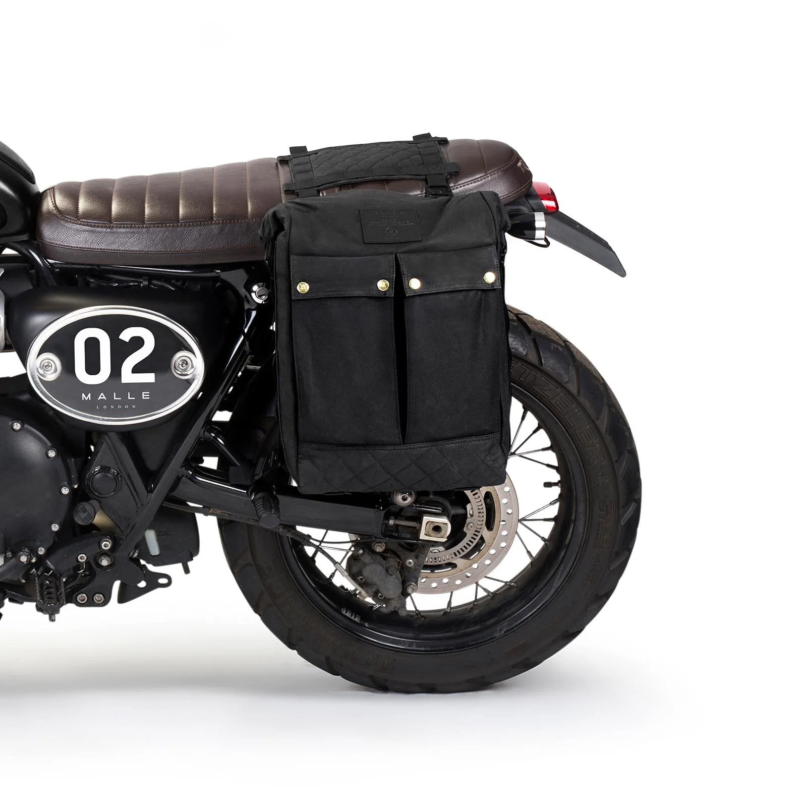 Malle Triumph Pannier Rails Black 02