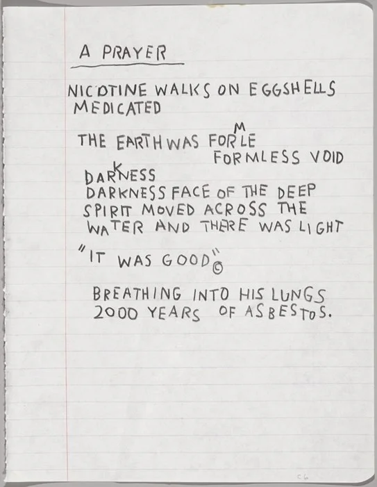 Jean Michel Basquiat - A Prayer