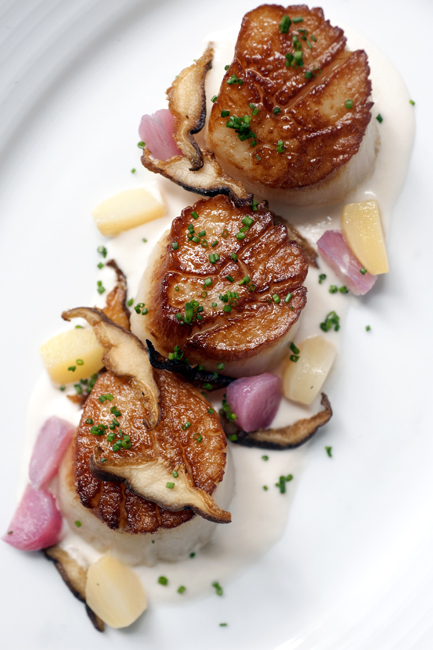 NEW ENGLAND KITCHEN Seared Sea Scallops with Crispy Shiitake Mushrooms _MHT9803.jpg