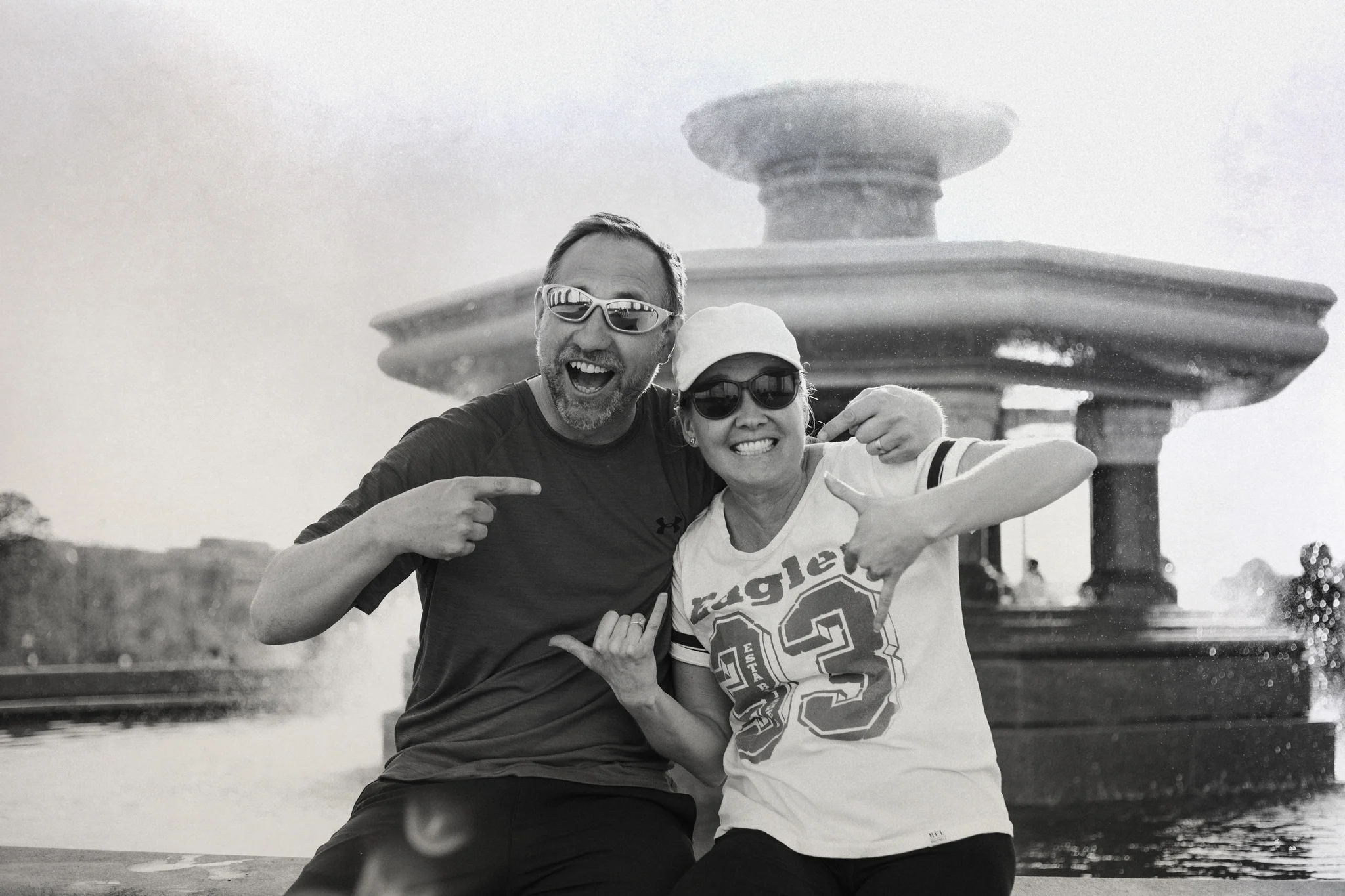 My wife and I on vacation in Washington, D.C. Photo taken by one of our kids.
