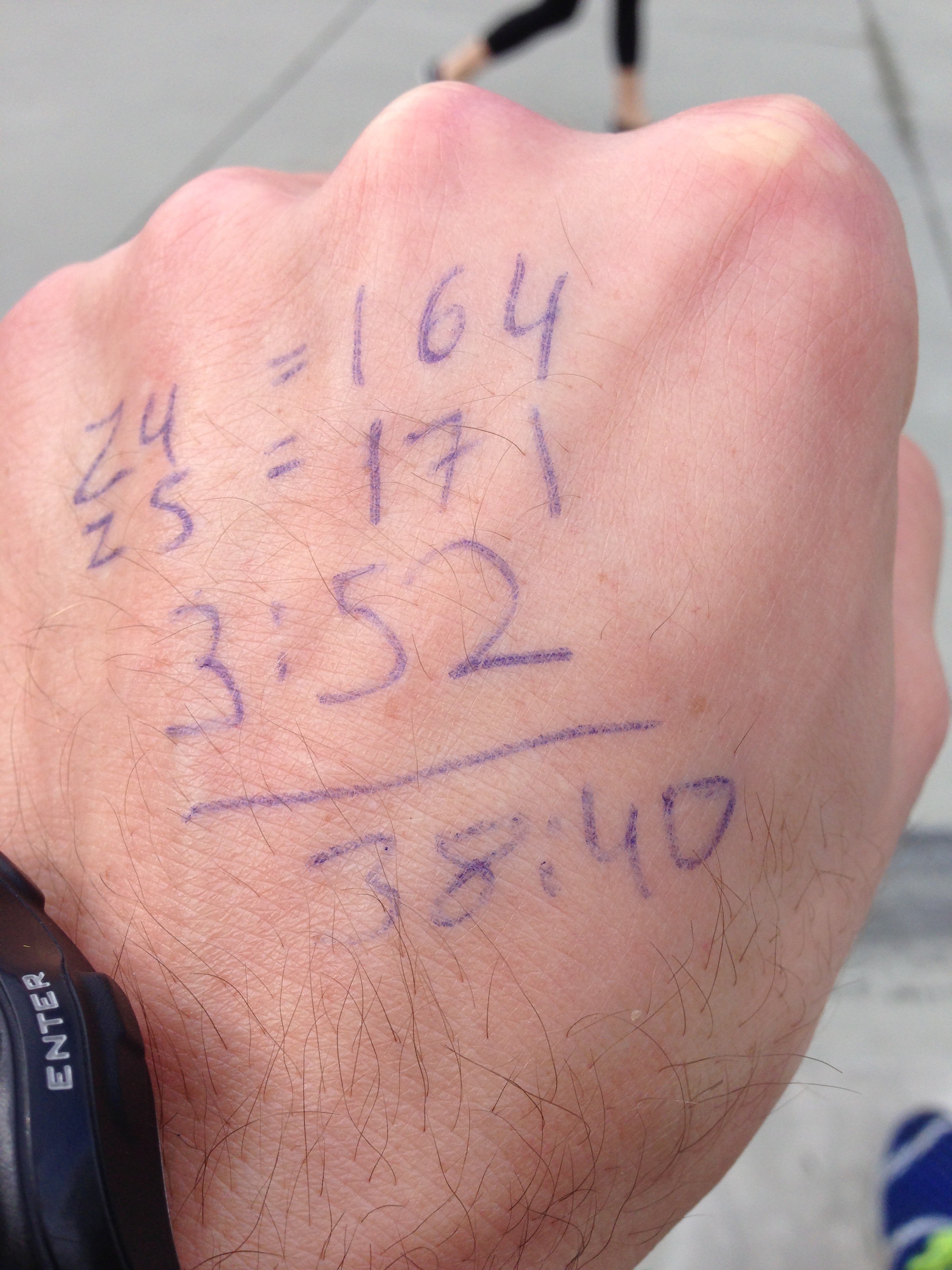 A few pacing reminders