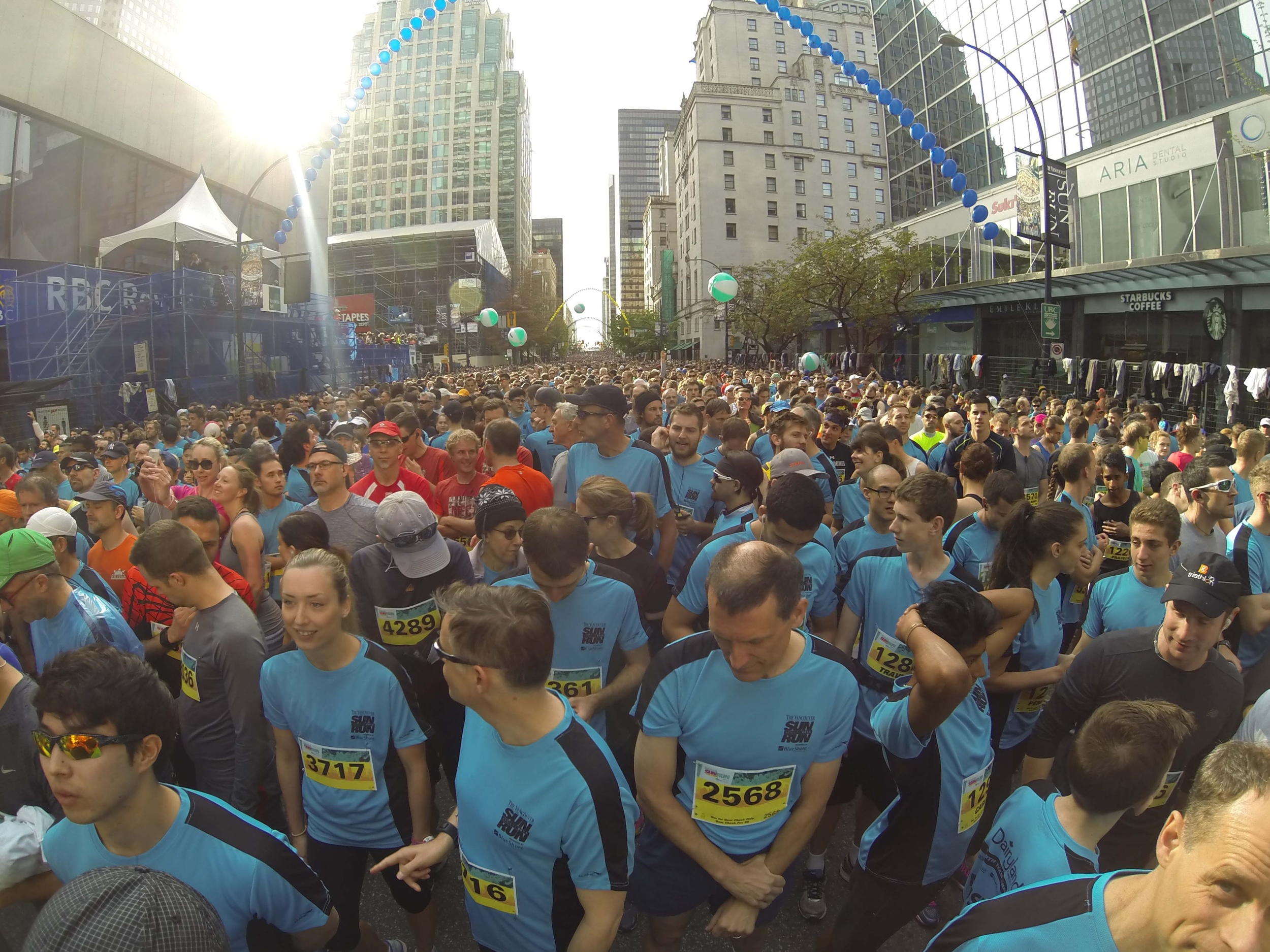 Runners as far as the eye can see!