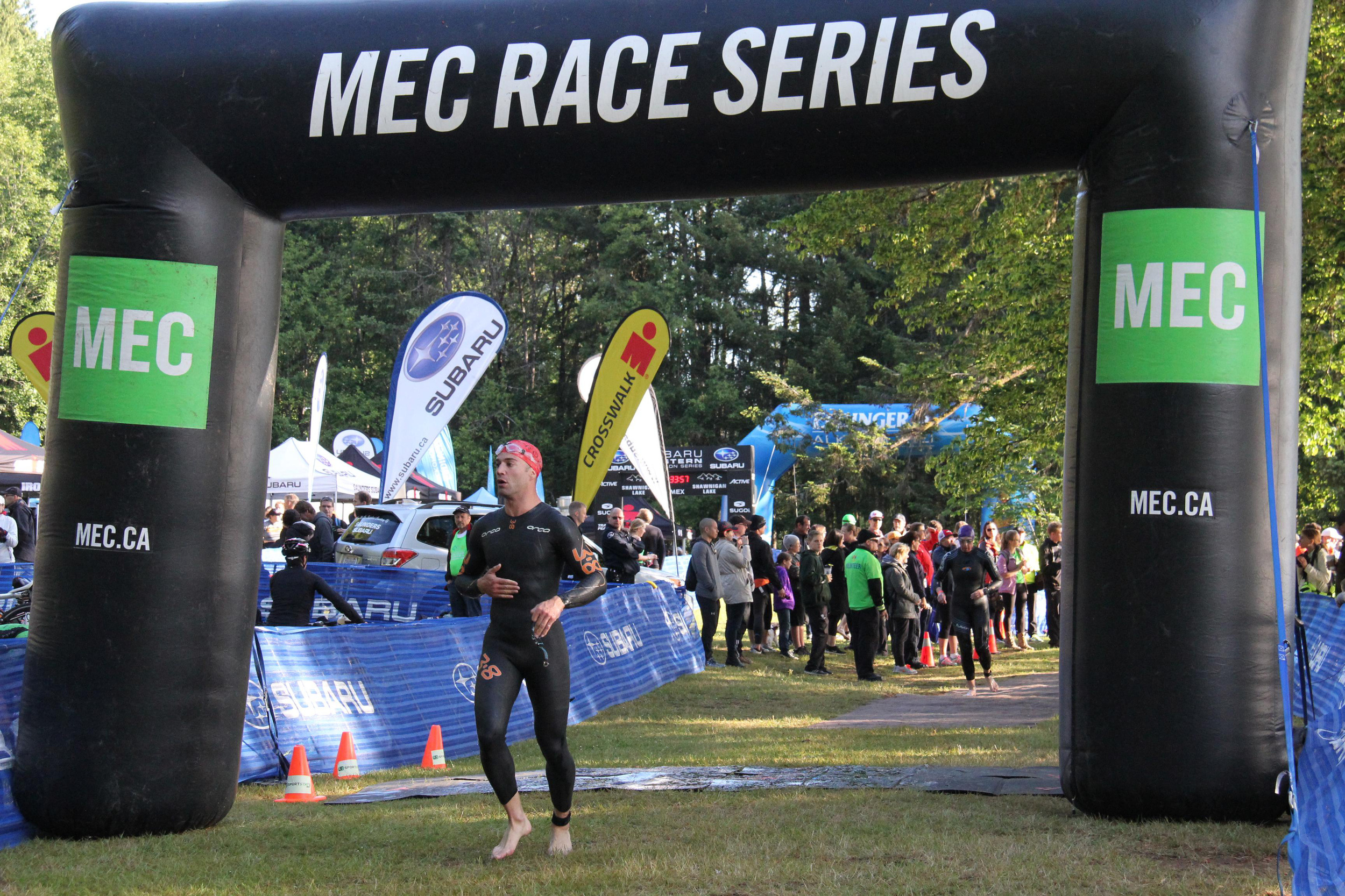 Add to that, I'd swallowed a good amount of water and gulped down some air – and needed to burp myself all the way back to my bike in transition! Hey it's an honest race recap ;)